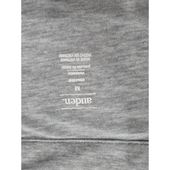 Auden Women's Cloud Knit Pajama Set Gray Medium A003789 - Picture 4 of 12